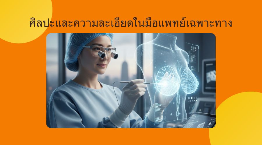 ศิลปะและความละเอียดในมือแพทย์เฉพาะทาง